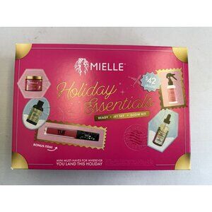 MIELLE Holiday Essentials Ready Jet Set Glow Kit, 5 Travel Size Products, NEW